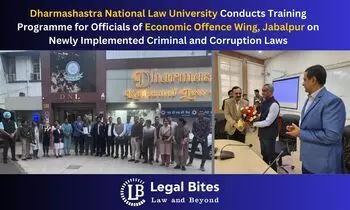 DNLU Conducts Training Programme for Officials of Economic Offence Wing, Jabalpur on Newly Implemented Criminal and Corruption Laws