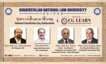 HNLU to Celebrate 75 Years of the Constitution with the Launch of CG-LEARN: A Vision for Transforming Legal Education in Chhattisgarh