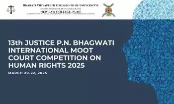 13th Justice P.N. Bhagwati International Moot Court Competition on Human Rights, 2025  Bharati Vidyapeeth