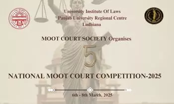 5th National Moot Court Competition 2025 | University Institute of Laws, Panjab University Regional Centre