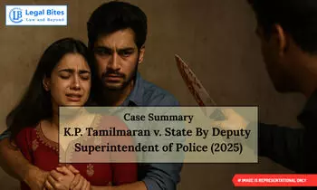 Case Summary: K.P. Tamilmaran v. State By Deputy Superintendent of Police (2025) |  Honour Killing