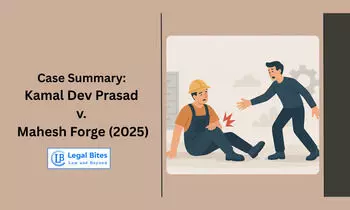 Case Summary: Kamal Dev Prasad v. Mahesh Forge (2025) |  Supreme Court on Workplace Injury Compensation