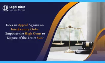 Does an Appeal Against an Interlocutory Order Empower the High Court to Dispose of the Entire Suit?