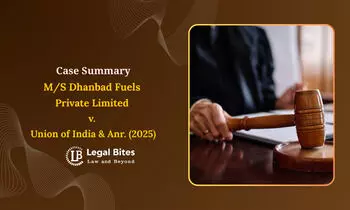 Case Summary: M/S Dhanbad Fuels Private Limited v. Union of India & Anr. (2025) | Section 12A of the Commercial Courts Act, 2015