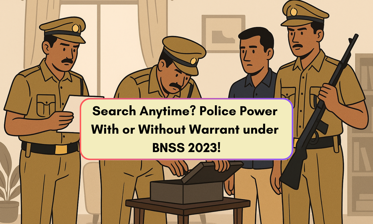 Police Search Powers under Bharatiya Nagarik Suraksha Sanhita, 2023: With and Without Warrant Explained Police Search Powers under Bharatiya Nagarik Suraksha Sanhita, 2023: With and Without Warrant Explained