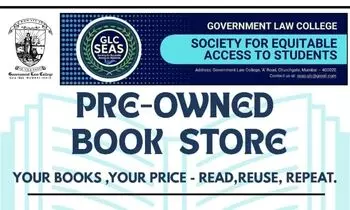 GLC SEAS Pre-Owned Bookstore  Government Law College, Mumbai [27th - 31st July]
