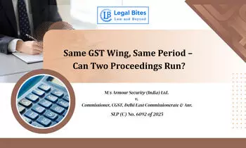 Can Different Wings of the Same GST Department Initiate Separate Proceedings for the Same Tax Period?