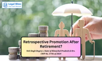 Can a Retired Employee Claim Retrospective Promotion After Superannuation?