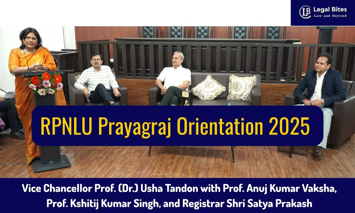 RPNLU, Prayagraj Organizes Orientation Programme for Inaugural Batch of LL.M. and Ph.D. Scholars RPNLU, Prayagraj Organizes Orientation Programme for Inaugural Batch of LL.M. and Ph.D. Scholars