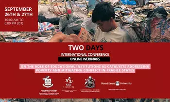 International Conference on Role of Educational Institutions as Catalysts in Addressing Poverty and Mitigating Conflict in Fragile States  University of Mysore