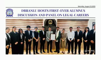 Dr. B.R. Ambedkar National Law University Hosts First-Ever Alumnus Discussion and Panel on Legal Careers