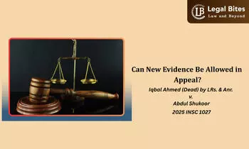 Do Pleadings Need to Be Examined Before Additional Evidence is Accepted in Appeal?