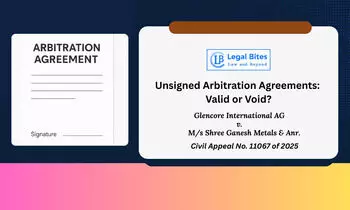 Can an Arbitration Agreement Be Enforced Without Signature If Parties Accept and Act on It?