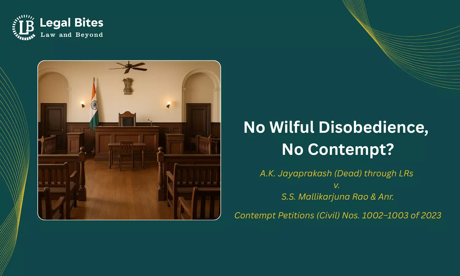 Can Mere Delay Be Construed as Contempt If There Is No Wilful Disobedience? Can Mere Delay Be Construed as Contempt If There Is No Wilful Disobedience?