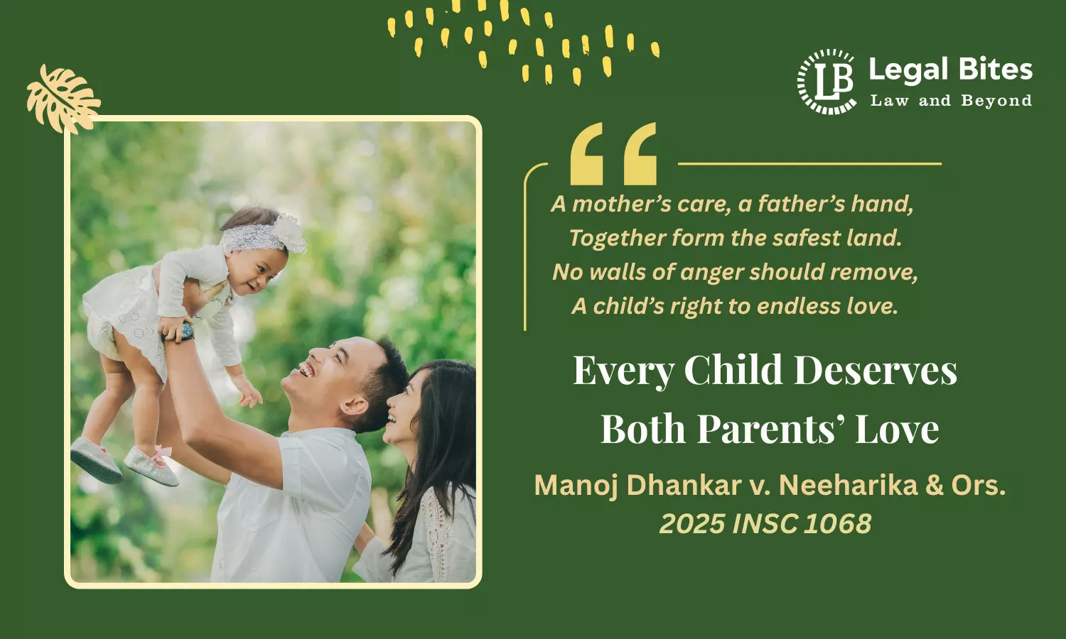 Can Parental Separation Ever Justify Emotional Separation From a Child?