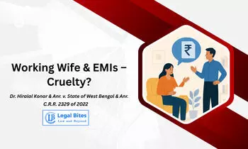 Is It Cruelty to Ask a Working Wife to Share Household Expenses?