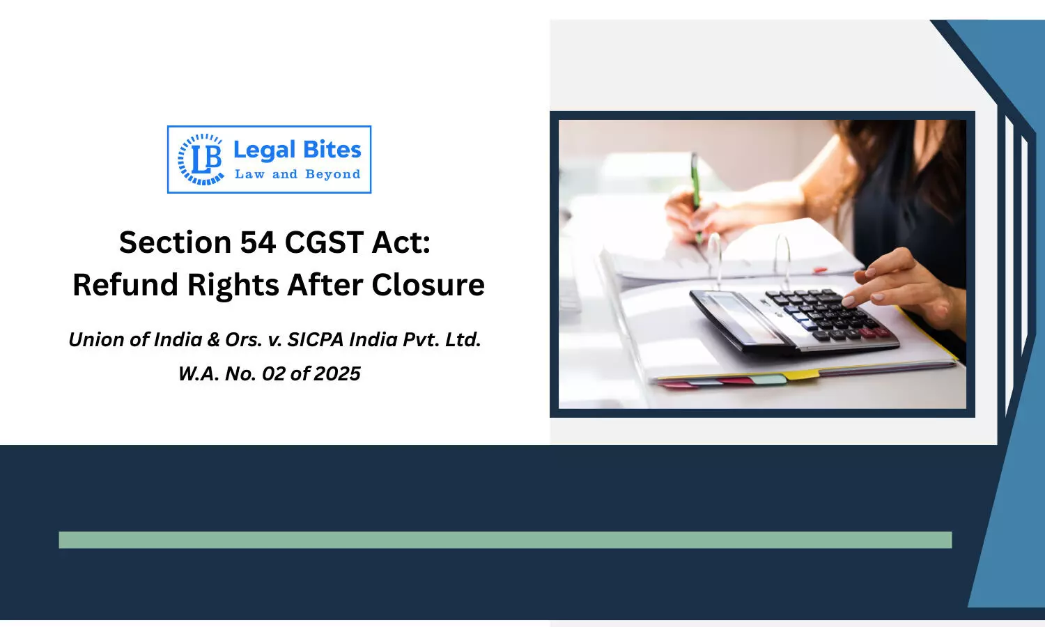 Does Section 54 of the CGST Act Permit Refund of Unutilized ITC on Business Closure?