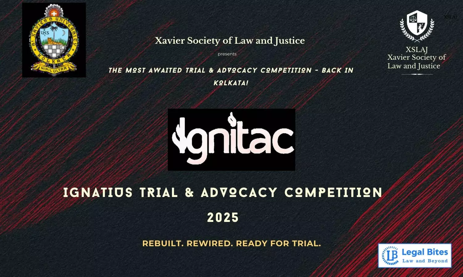 IGNITAC25 2nd Ignatius Trial & Advocacy Competition  St. Xavier University Kolkata