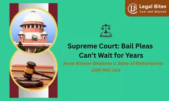 Supreme Court Directs: Decide Bail Pleas Within Two Months, Avoid Prolonged Pendency Supreme Court Directs: Decide Bail Pleas Within Two Months, Avoid Prolonged Pendency