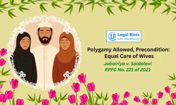 Polygamy Under Muslim Law Conditional on Equal Responsibility Polygamy Under Muslim Law Conditional on Equal Responsibility