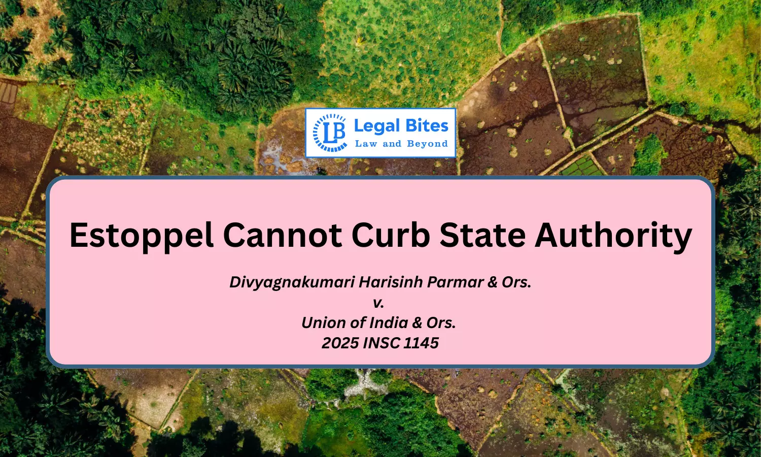 Supreme Court Upholds Principle—Government Functions Cannot Be Restricted by Estoppel