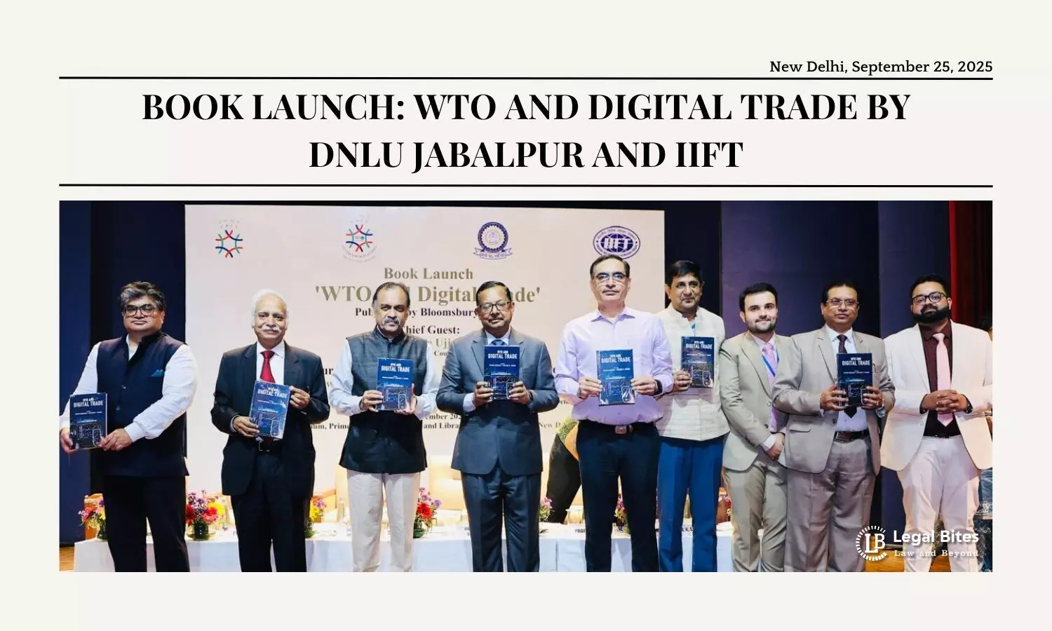 Book Launch WTO and Digital Trade by DNLU Jabalpur and IIFT Book Launch WTO and Digital Trade by DNLU Jabalpur and IIFT