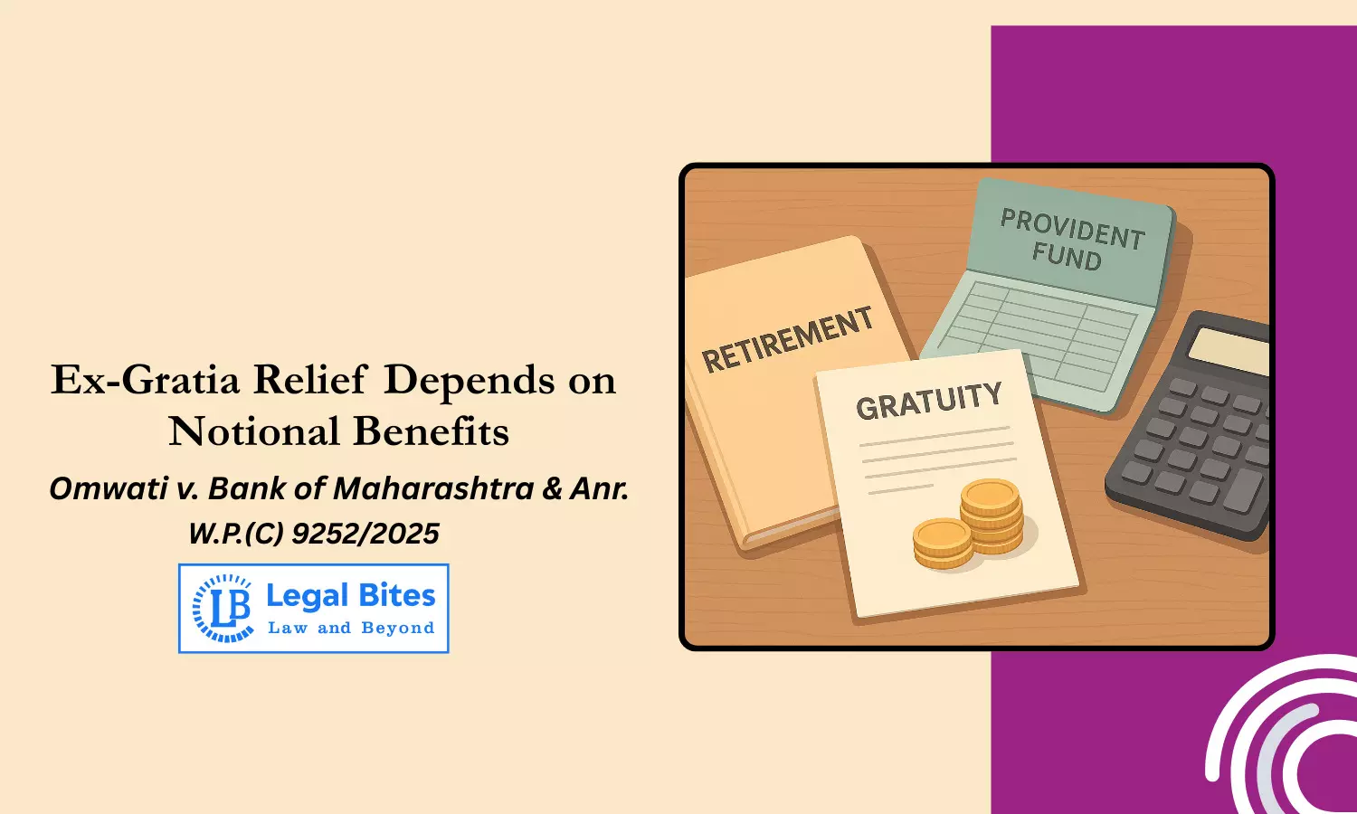 Delhi High Court Clarifies Role of Notional Interest in Ex-Gratia Compensation