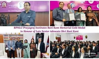 RPNLU Prayagraj Institutes Ravi Kant Memorial Gold Medal in Honour of Late Senior Advocate Shri Ravi Kant