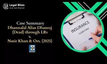 Case Summary: Dhannalal Alias Dhanraj (Dead) through LRs v. Nasir Khan & Ors. (2025) | Compensation Enhancement under the Motor Vehicles Act