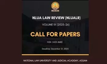 Call for Papers NLUA Law Review Volume IX NLU Assam Call for Papers NLUA Law Review Volume IX NLU Assam