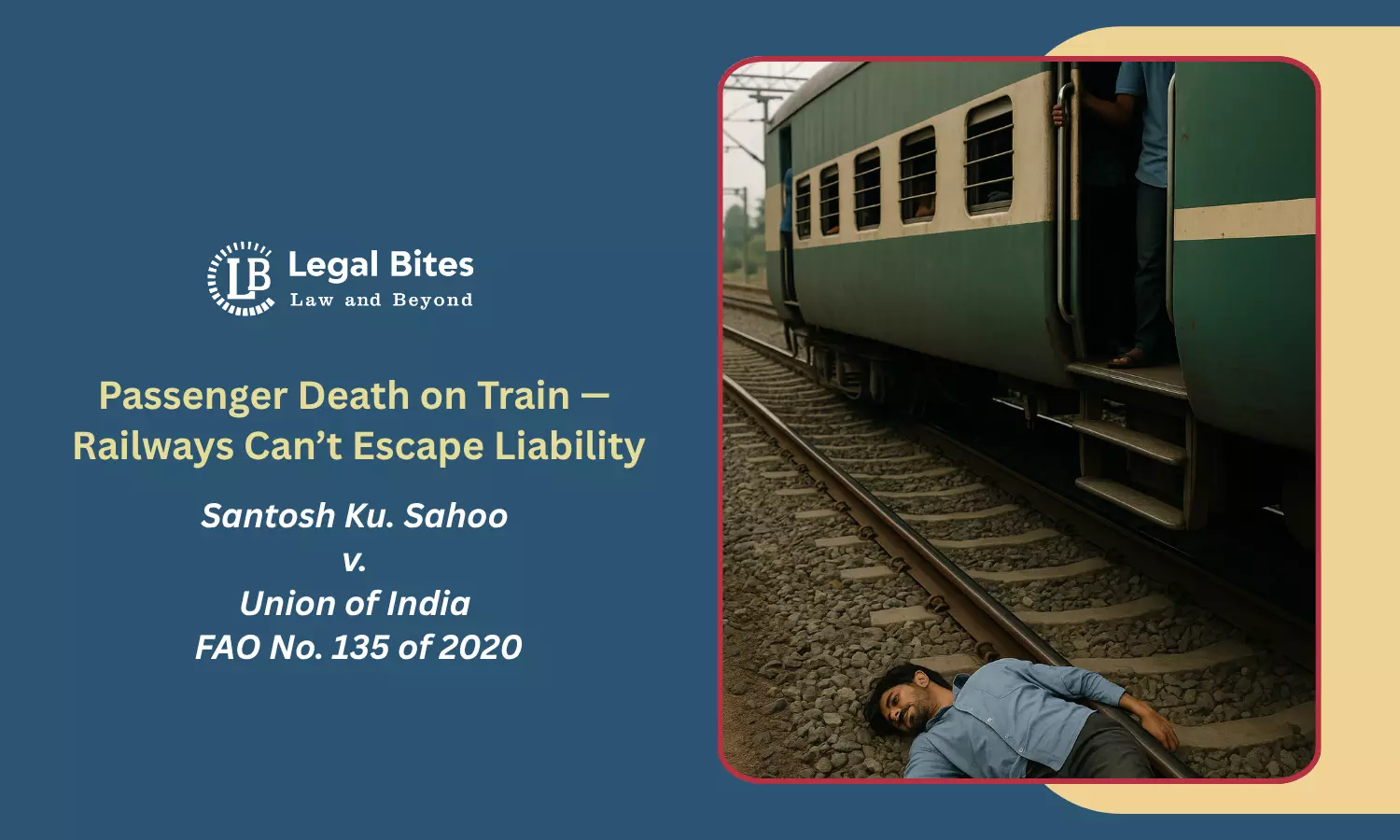 Passenger Falls Off Train and Dies — Orissa HC Holds Railways Strictly Accountable Passenger Falls Off Train and Dies — Orissa HC Holds Railways Strictly Accountable