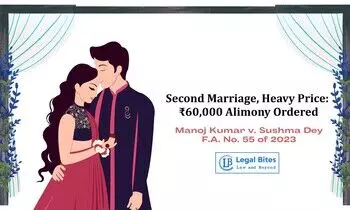Remarriage Comes with a Price Tag: Jharkhand High Court Directs ₹60,000 Monthly Alimony Remarriage Comes with a Price Tag: Jharkhand High Court Directs ₹60,000 Monthly Alimony