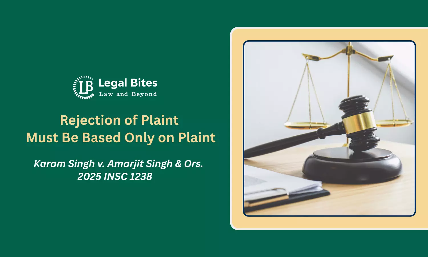 Is the Court Bound to Decide Rejection of Plaint Solely on Plaint Averments? Is the Court Bound to Decide Rejection of Plaint Solely on Plaint Averments?