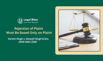 Is the Court Bound to Decide Rejection of Plaint Solely on Plaint Averments? Is the Court Bound to Decide Rejection of Plaint Solely on Plaint Averments?