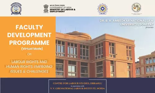 Faculty Development Programme on Labour Rights and Human Rights DBRANLU Sonepat Faculty Development Programme on Labour Rights and Human Rights DBRANLU Sonepat