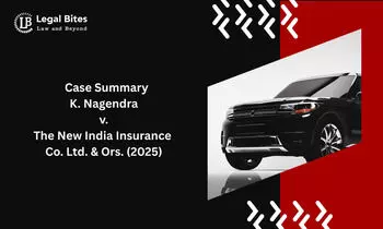 Case Summary: K. Nagendra v. The New India Insurance Co. Ltd. & Ors. (2025) | Deviation from Route Permit Doesn’t Exempt Insurer from Liability