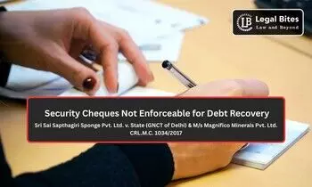 Are Security Cheques Legally Valid for Debt Recovery? Are Security Cheques Legally Valid for Debt Recovery?