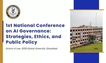 1st National Conference on AI Governance [Hybrid]  SDGI Global University, Ghaziabad