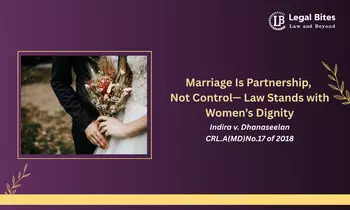 Marriage Does Not Grant Absolute Control: Law Protects Women’s Autonomy in Matrimony Marriage Does Not Grant Absolute Control: Law Protects Women’s Autonomy in Matrimony