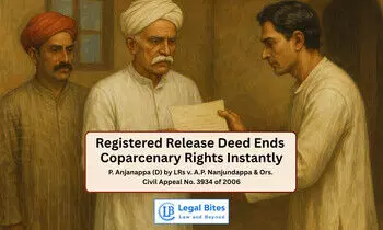Coparcener’s Release Deed: Instant Effect on Rights in Joint Family Property