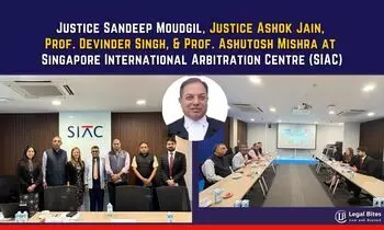 Justice Sandeep Moudgil, Justice Ashok Jain, Prof. Devinder Singh, and Prof. Ashutosh Mishra Strengthen ADR Ties at SIAC, Singapore Justice Sandeep Moudgil, Justice Ashok Jain, Prof. Devinder Singh, and Prof. Ashutosh Mishra Strengthen ADR Ties at SIAC, Singapore