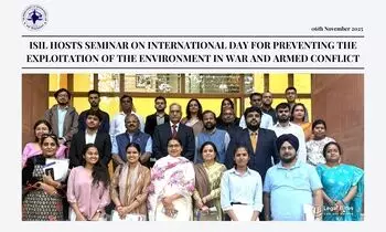 ISIL Hosts Seminar on International Day for Preventing the Exploitation of the Environment in War and Armed Conflict