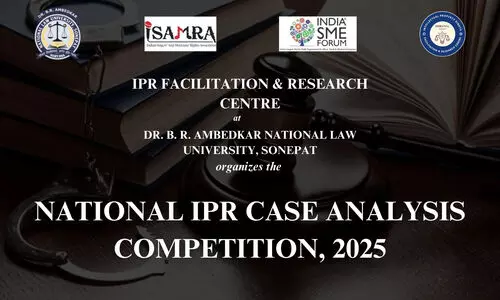 National IPR Case Analysis Competition 2025 DBRANLU Sonipat National IPR Case Analysis Competition 2025 DBRANLU Sonipat