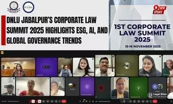 DNLU Jabalpur’s Corporate Law Summit 2025 Highlights ESG, AI, and Global Governance Trends