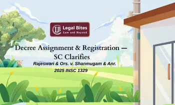Does Assignment of a Specific Performance Decree Require Registration? Does Assignment of a Specific Performance Decree Require Registration?