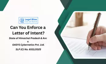 Can Parties Claim Contractual Rights Based Solely on a Letter of Intent? Can Parties Claim Contractual Rights Based Solely on a Letter of Intent?