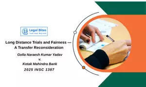 Is Mere Inconvenience Enough to Seek Case Transfer? Supreme Court Evaluates the Limits Is Mere Inconvenience Enough to Seek Case Transfer? Supreme Court Evaluates the Limits