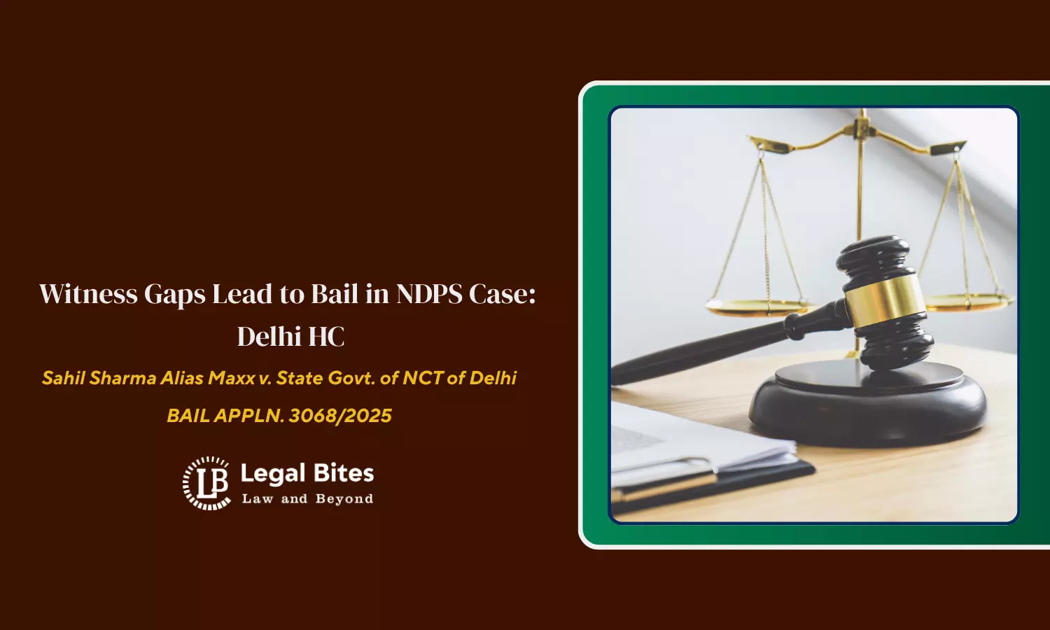 Failure to Produce Independent Witnesses Can Be Fatal: Delhi HC’s Significant Bail Ruling Failure to Produce Independent Witnesses Can Be Fatal: Delhi HC’s Significant Bail Ruling
