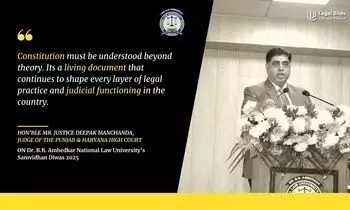 Justice Deepak Manchanda Highlights Need for Constitutional Awareness at DBRANLU Samvidhan Diwas Valedictory Justice Deepak Manchanda Highlights Need for Constitutional Awareness at DBRANLU Samvidhan Diwas Valedictory