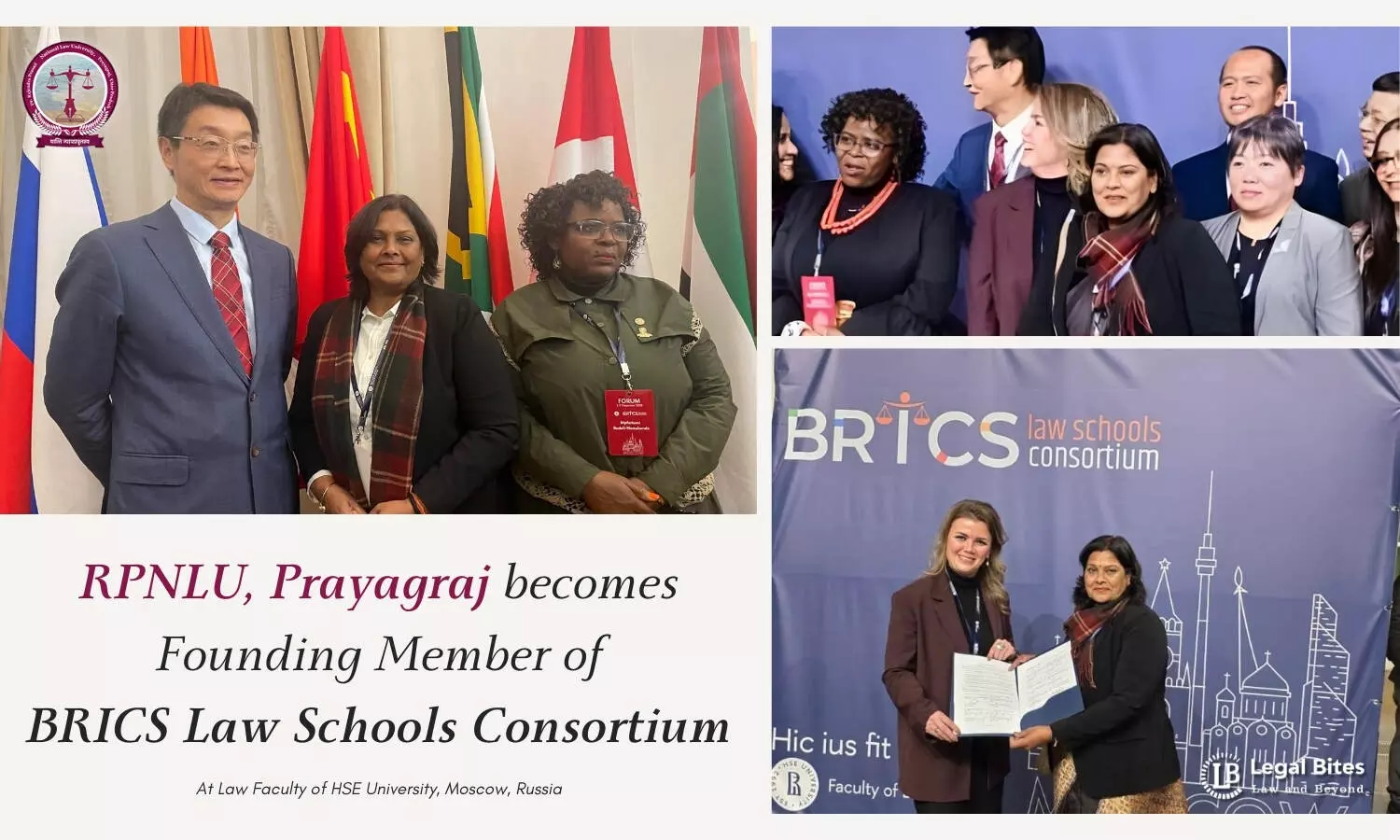 RPNLU, Prayagraj Becomes Founding Member of BRICS Law Schools Consortium After Signing MoU in Moscow